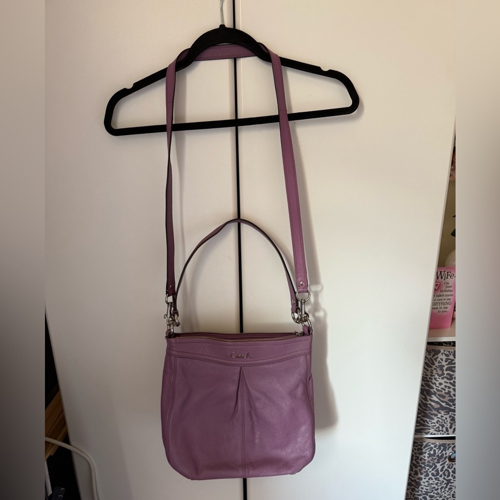 Coach Purple Shoulder Bag